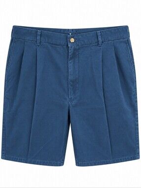 Ash Creek Trading NWT Deadstock Men's Blue Jay Cotton Twill Shorts Sz 38 Casual